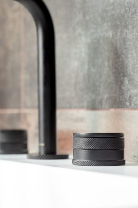 Смеситель на столешницу на 3 отв. Black, Boheme Prestige - 152-B-PR