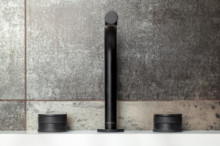 Смеситель на столешницу на 3 отв. Black, Boheme Prestige - 152-B-PR