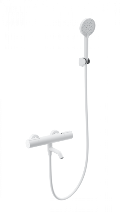 Смеситель для ванны с душем и термостатом, Wonzon &amp; Woghand Inn, WW-A2006-A1-MW цвет: белый