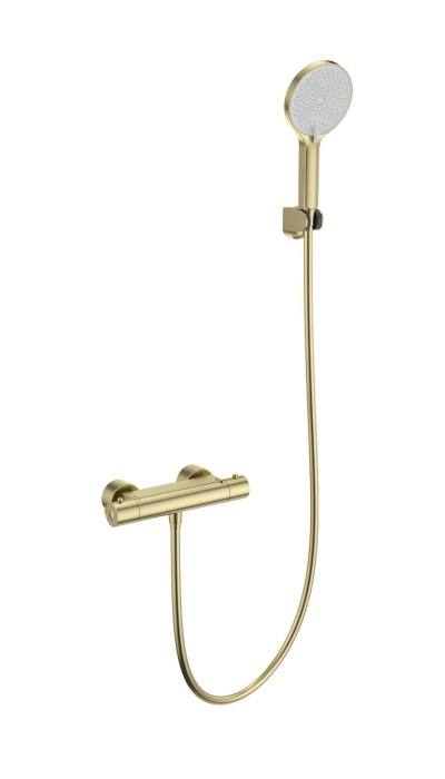 Смеситель для душа с термостатом, Wonzon &amp; Woghand Inn, WW-B2003-A-BG цвет: золото