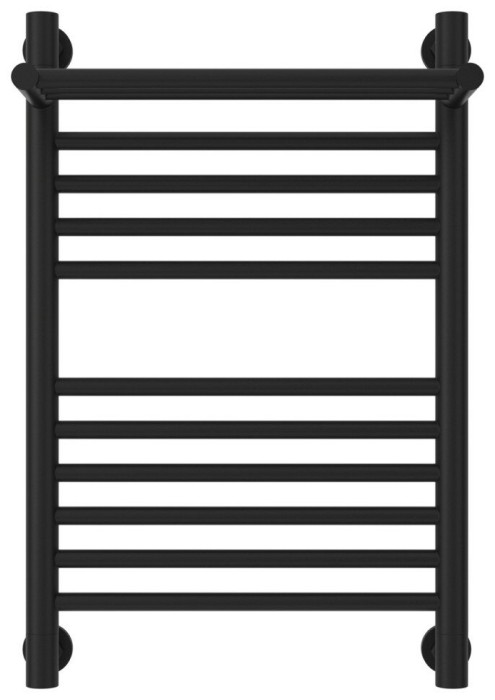 Сунержа Водяной полотенцесушитель 600x400, Богема+ с 1 полкой, 31-0223-6040 цвет: матовый чёрный