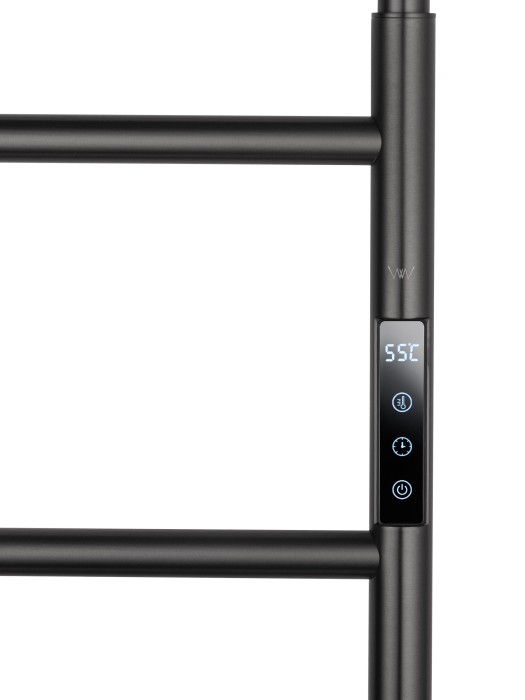 Полотенцесушитель электрический, Wonzon & Woghand Wismar, WW-AL202-GM цвет: графит