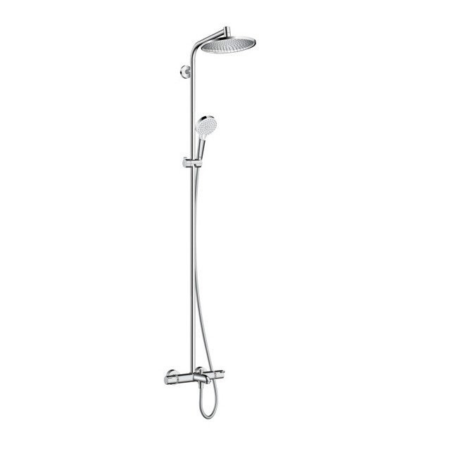 Душевая система с термостатом для ванны Crometta S Hansgrohe, хром арт. 27320000