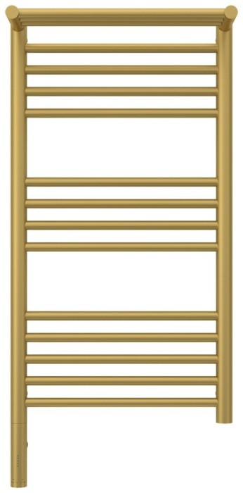 Сунержа Электрический полотенцесушитель 800x400, Богема 3.0 с 1 полкой, 032-5806-8040 цвет: матовое золото