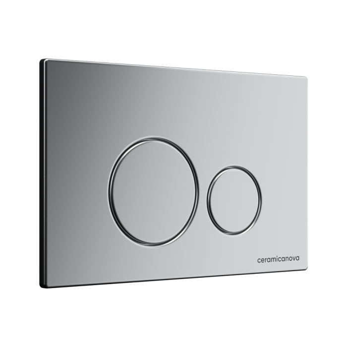 Инсталляция с кнопкой Ceramicanova Envision/ round, черный арт. CN1001M