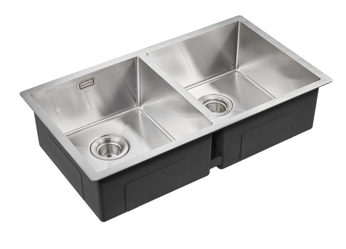 Мойка для кухни нержавеющая 780х440мм Paulmark DOPPLET, брашированная нерж.сталь - PM507844-BS