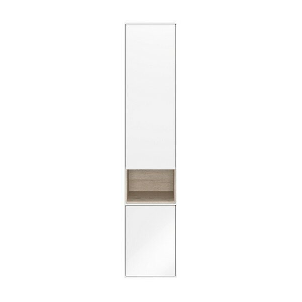 Пенал подвесной 170 2 дверцы push, Kerama Marazzi, белый - PLB.M.170\WHT