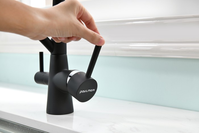 Смеситель для кухни  Paulmark SIEGEN, антрацит полностью - Si213111-401TB