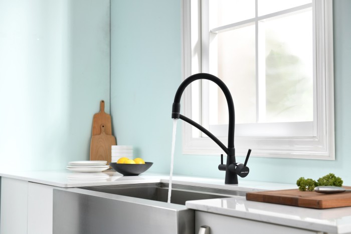 Смеситель для кухни  Paulmark SIEGEN, антрацит полностью - Si213111-401TB