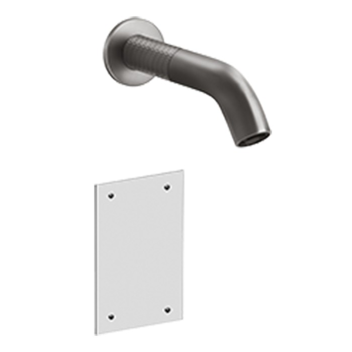 Смеситель для раковины, настенный, электронный, Gessi 316, steel brushed арт. 54215#239