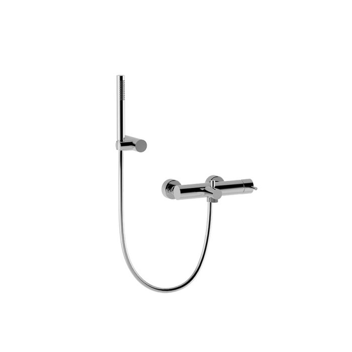 Однорычажный смеситель внешнего монтажа для ванны с душевым набором, Giulini, хром арт. 5901