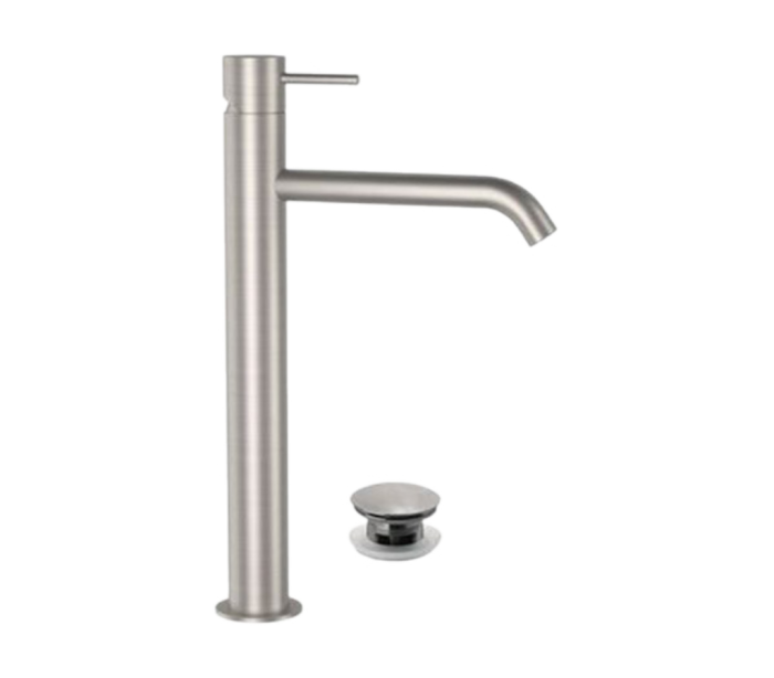 Смеситель для раковины матовый, Remer X Style Inox, внешнего монтажа SSX10LXLB