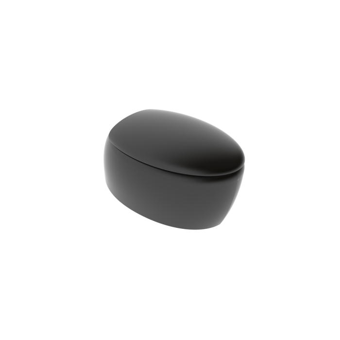 Чаша подвесного унитаза черный матовый, GSG Ceramic Design Touch, TOWCSOSC003
