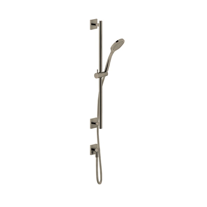 Душевой гарнитур, с ручным душем, шланг 1,5м и вывод воды, Gessi Emporio shower, finox brushed nickel арт. 47316#149