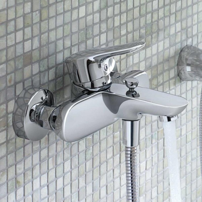 Однорычажный смеситель для ванны и душа, objekta Kludi, хром - 326530575