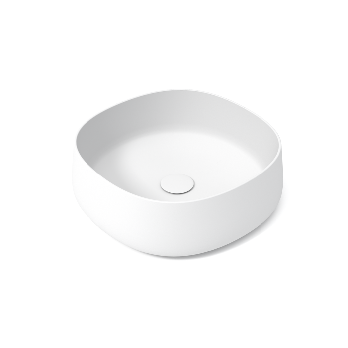 Накладная раковина, 45x45x15см, Olympia ceramica Paddle, белый матовый арт. PAD4B42011
