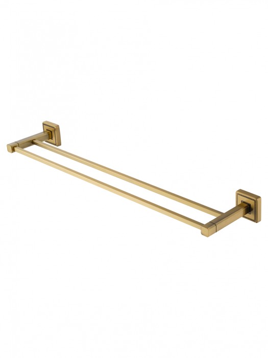 Полотенцедержатель двойной, Wonzon &amp; Woghand Roma, WW-7211 цвет: бронза