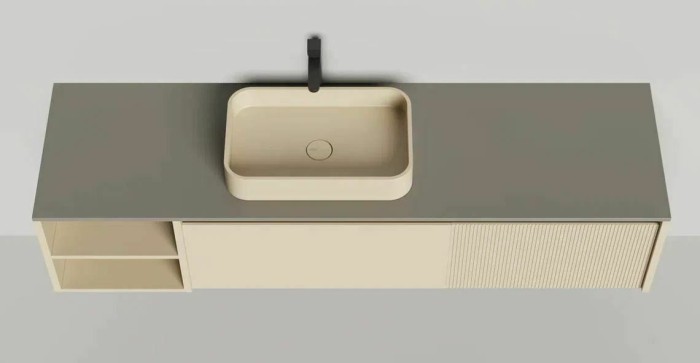 Подвесная тумба domino 1800, эмаль, Salini арт. 27D118A