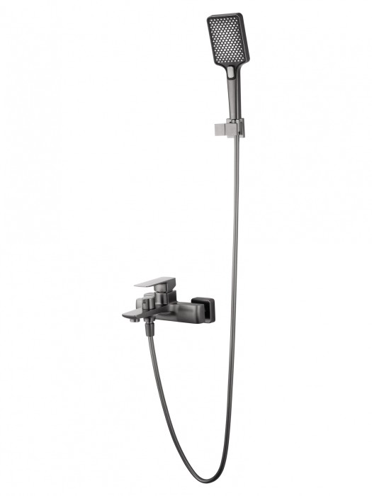 Смеситель для ванны с душем, Wonzon &amp; Woghand Edge, WW-88639003A-BGM цвет: графит