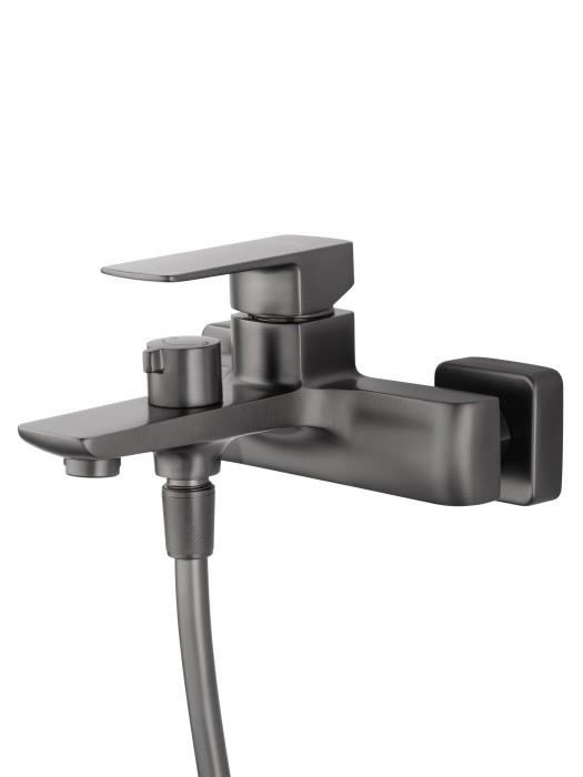 Смеситель для ванны с душем, Wonzon & Woghand Edge, WW-88639003A-BGM цвет: графит