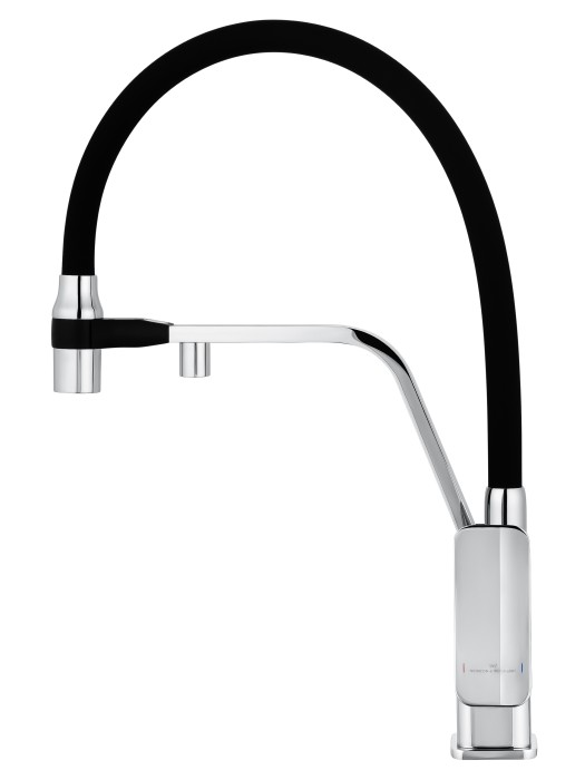 Смеситель для кухни с гибким изливом и подключением фильтра, Wonzon & Woghand, WW-88458013-CR цвет: хром