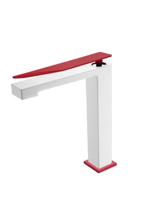 Смеситель для раковины white-red, Boheme Q - 142-WR.2