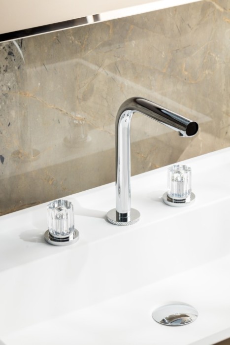 Смеситель на столешницу на 3 отв. Chrome, Boheme Elegante - 152-CR-EL