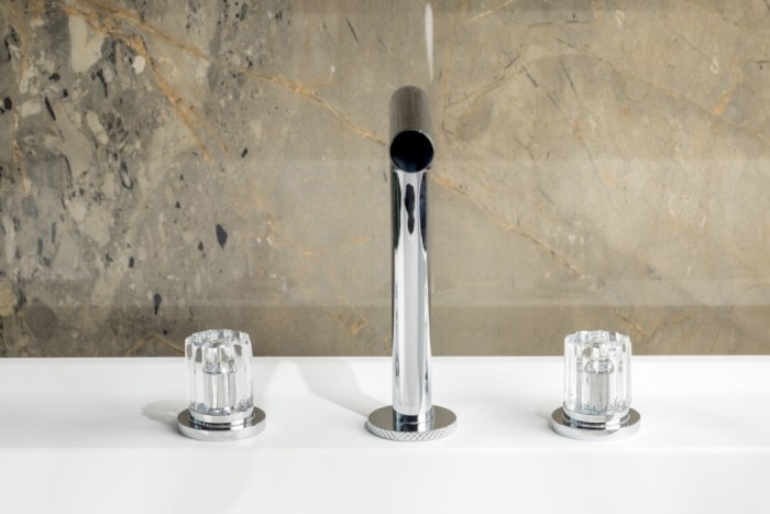 Смеситель на столешницу на 3 отв. Chrome, Boheme Elegante - 152-CR-EL