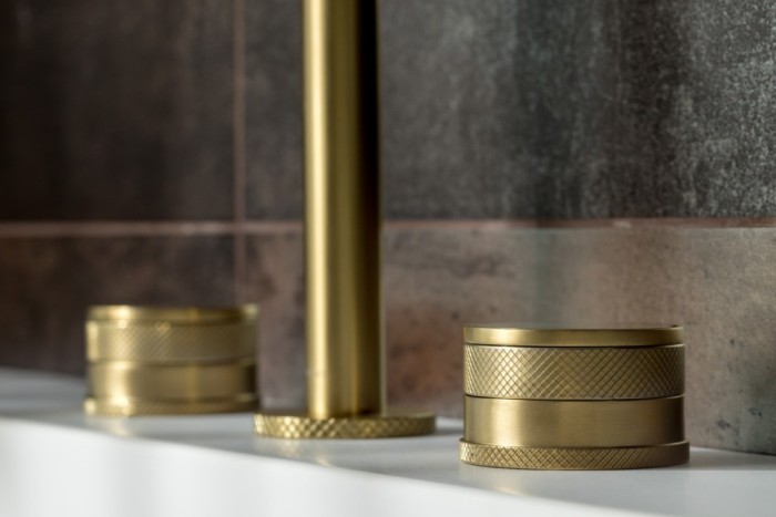 Смеситель на столешницу на 3 отв. Mat gold, Boheme Prestige - 152-MG-PR