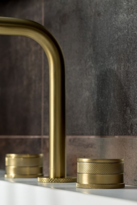 Смеситель на столешницу на 3 отв. Mat gold, Boheme Prestige - 152-MG-PR