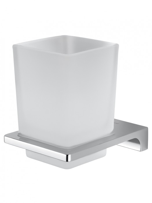 Стакан для зубных щеток с держателем, Wonzon &amp; Woghand Eclipse, WW-9121-CR цвет: хром