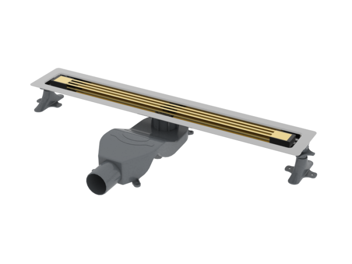 Душевой лоток b&t infinity 80см, нерж.Сталь gold, Boheme - 981-80-G