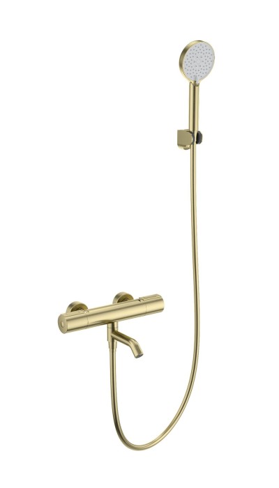 Смеситель для ванны с душем и термостатом, Wonzon &amp; Woghand Inn, WW-A2006-A1-BG цвет: золото