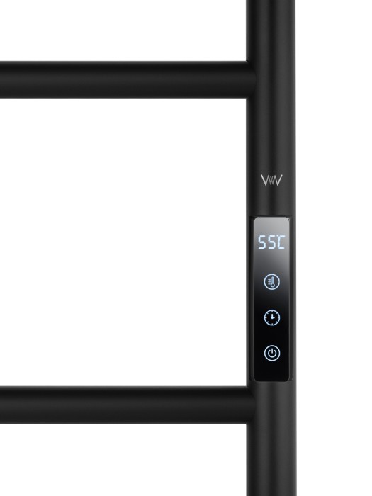 Полотенцесушитель электрический, Wonzon & Woghand Wismar, WW-AL202-MB цвет: черный