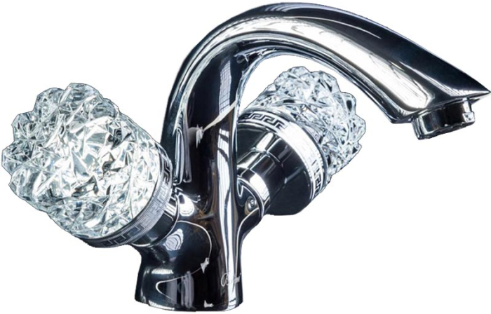 Смеситель для раковины, хром, Crystal Boheme 271-CRST