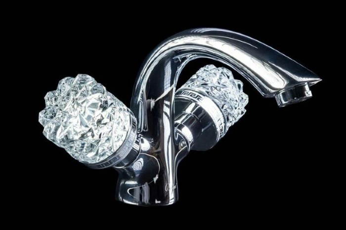 Смеситель для раковины, хром, Crystal Boheme 271-CRST