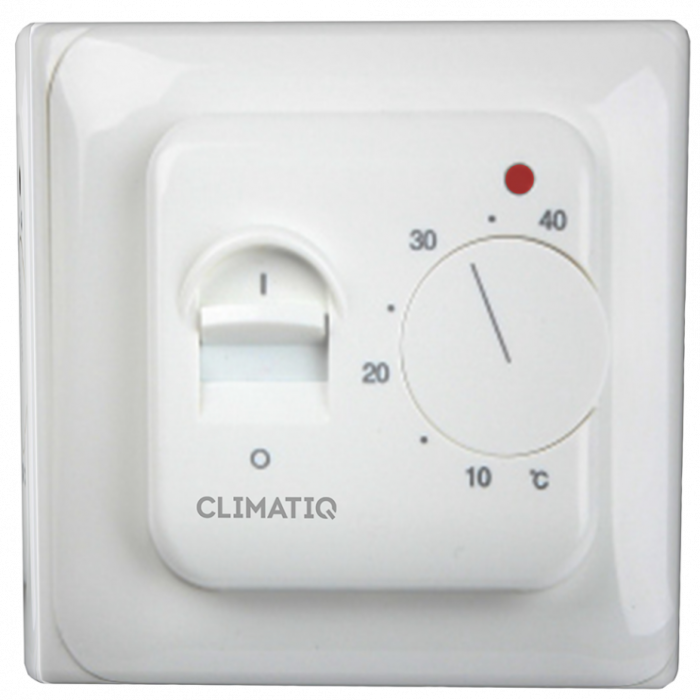 Терморегулятор с ручным управлением CLIMATIQ BT, CLIMATIQ white арт. 20616