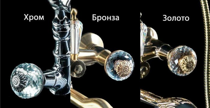 Смеситель для раковины, бронза, Flora Boheme 292-FL