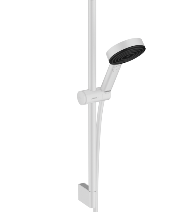 Душевой гарнитур Relaxation cо штангой 65см Pulsify Select S Hansgrohe, белый арт. 24161700