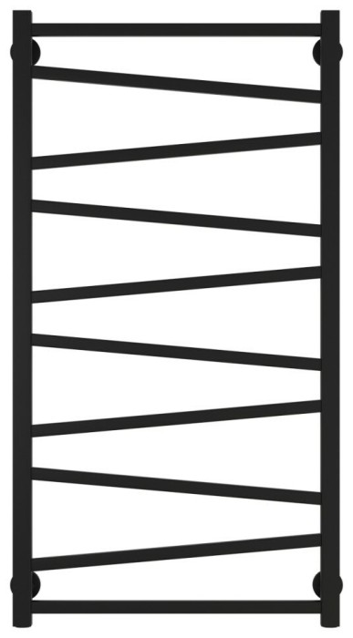 Сунержа Водяной полотенцесушитель 1000x500, Сирокко, 31-0253-1050 цвет: матовый чёрный