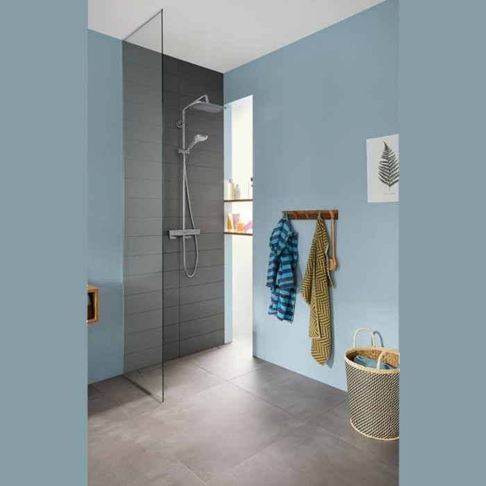 Душевая система с термостатом Croma E Hansgrohe, хром арт. 27630000