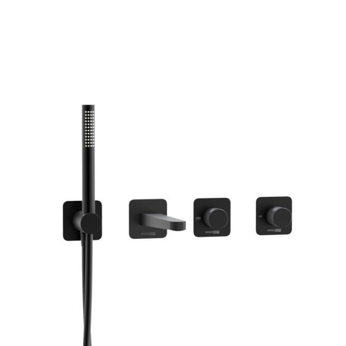 Встраиваемый комплект для ванны с лейкой и изливом Fulda 5200 WasserKRAFT арт. A5251.299.301.302.242.217