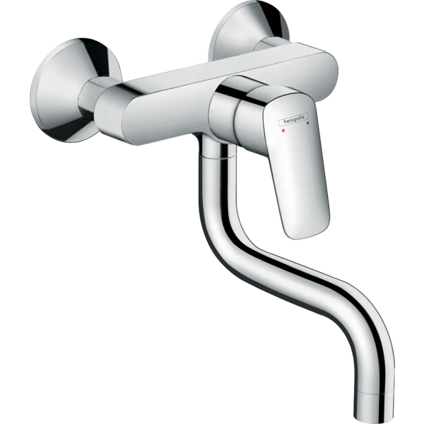 Смеситель для кухни, настенный внешнего монтажа, Hansgrohe Logis M31, хром арт. 71836000