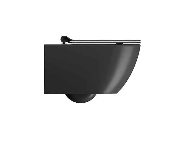 Подвесной унитаз 36х55 см, система слива swirlflush®, цвет - ardesia, без крепежа в комплекте, безободковый, без сиденья, GSI Color-elements арт. 881526