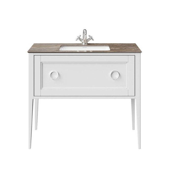 Тумба напольная 1 ящик 100см, Plaza classic Kerama Marazzi, белый - PL.CN.100.1\WHT.M