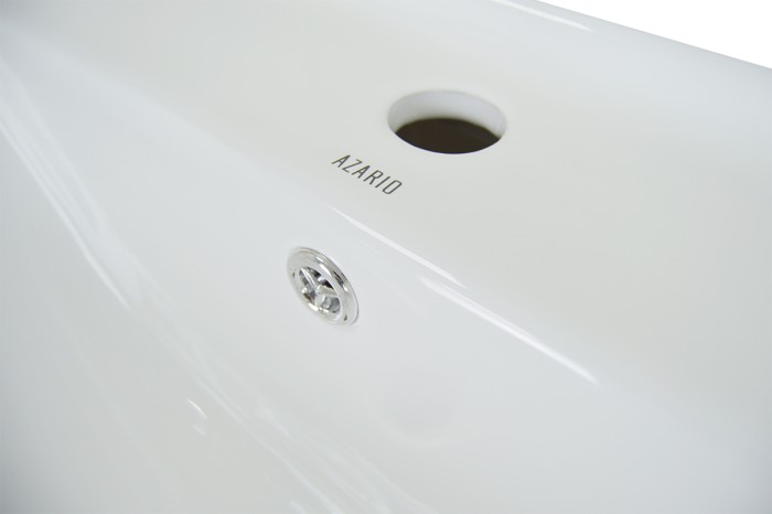 Тумба 70Н 700х480х850 напольная, с раковиной Monte 70, белая, Azario Мила - CS00085831