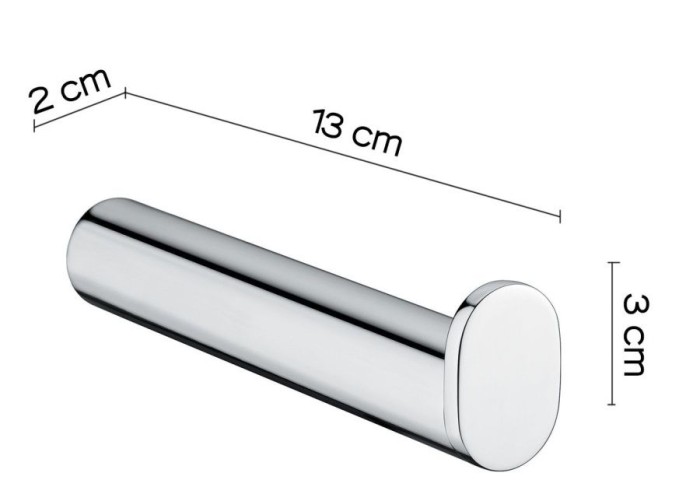 Бумагодержатель для запасного рулона Canarie Gedy, A224/02(13) цвет: хром
