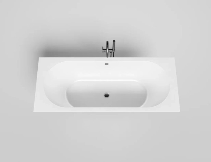 Ванна встраиваемая 170x70, матовая, Salini ORNELLA AXIS арт. 104623M