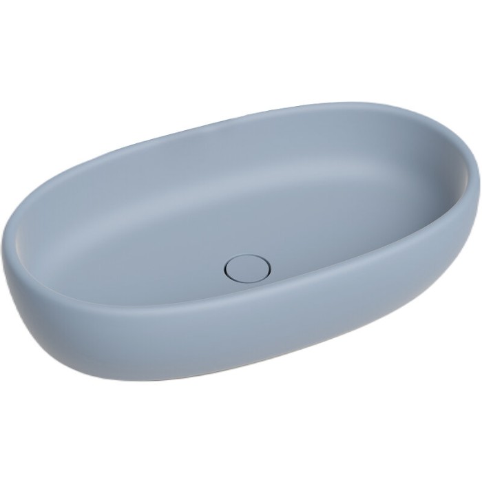 Раковина накладная 69x39,5, матовая, Salini LUCE арт. 110721MRF