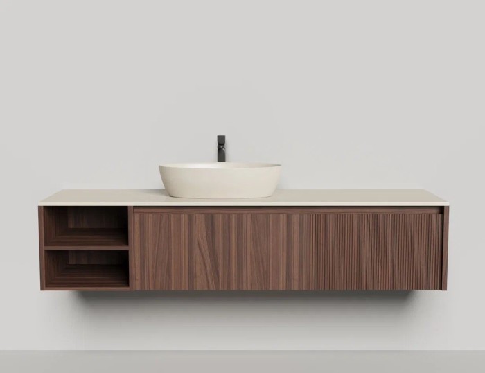 Подвесная тумба domino 1800, шпон, Salini арт. 27D218A